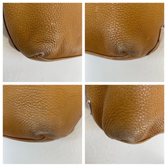 Prada Leather Shoulder Bag Caramel Mustard Brown - Picture 13 of 16